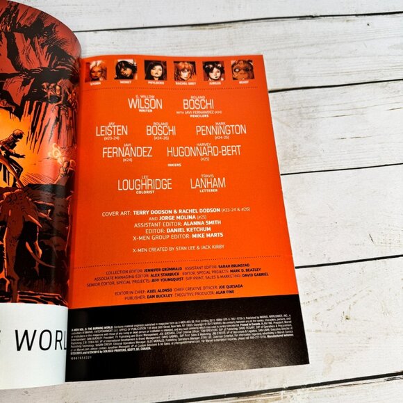 X-Men Burning World Vol 5 Willow Wilson First Printing 2015 Graphic Novel PB - Picture 3 of 7